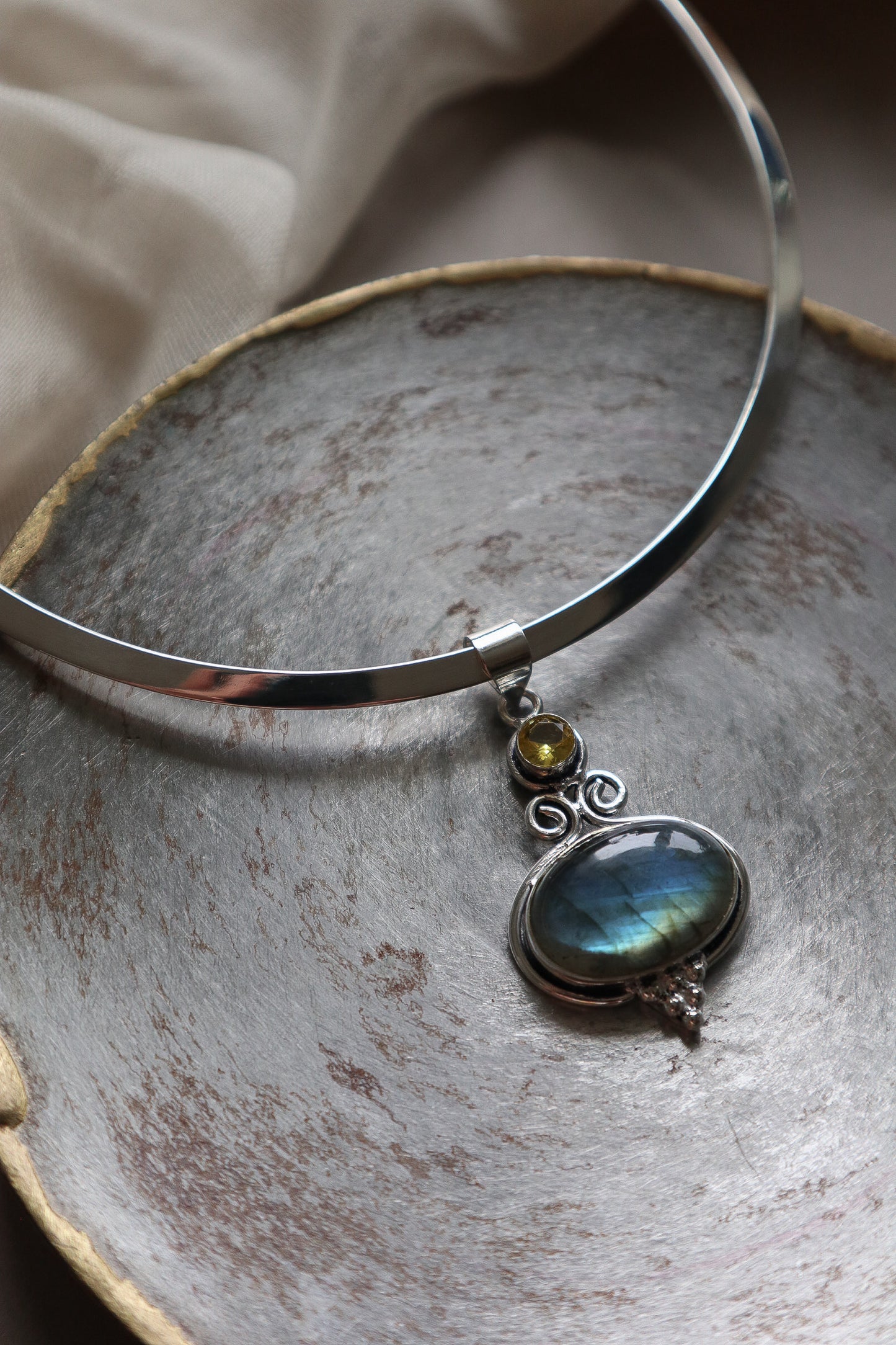 Labradorite & Citrine