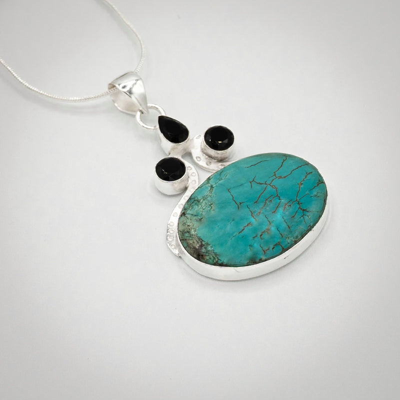 Turquoise & Black Onyx