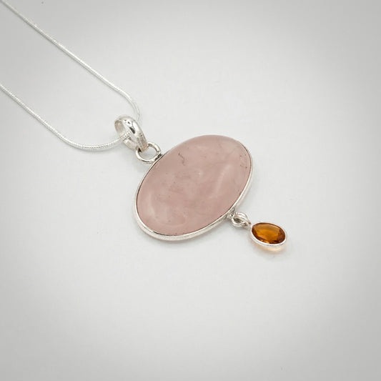 Rose Quartz & Citrine