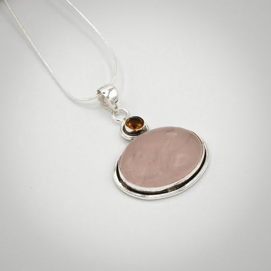 Rose Quartz & Citrine