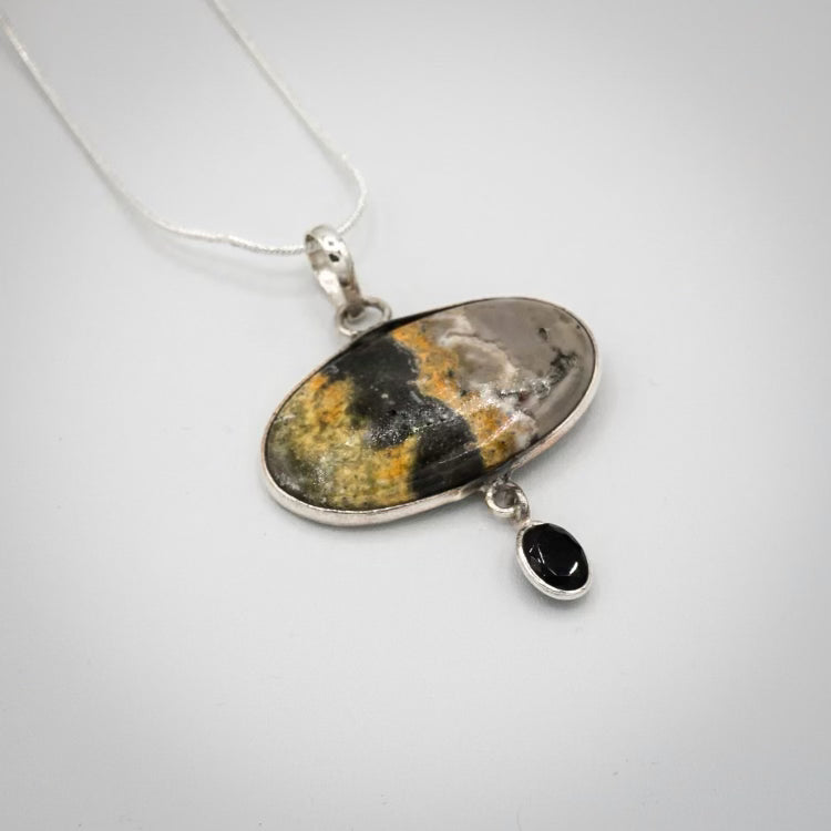 Bumble Bee Jasper & Black Onyx