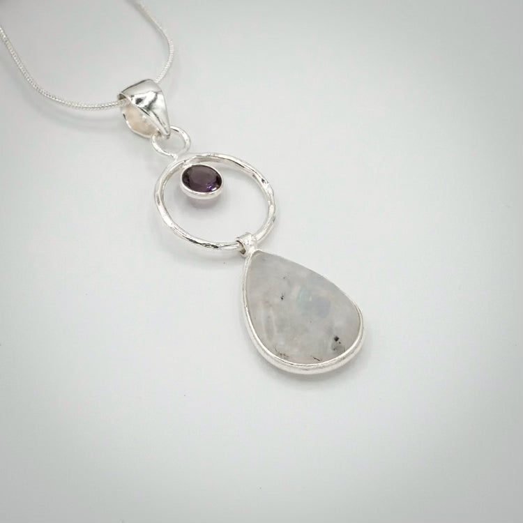 Moonstone & Amethyst