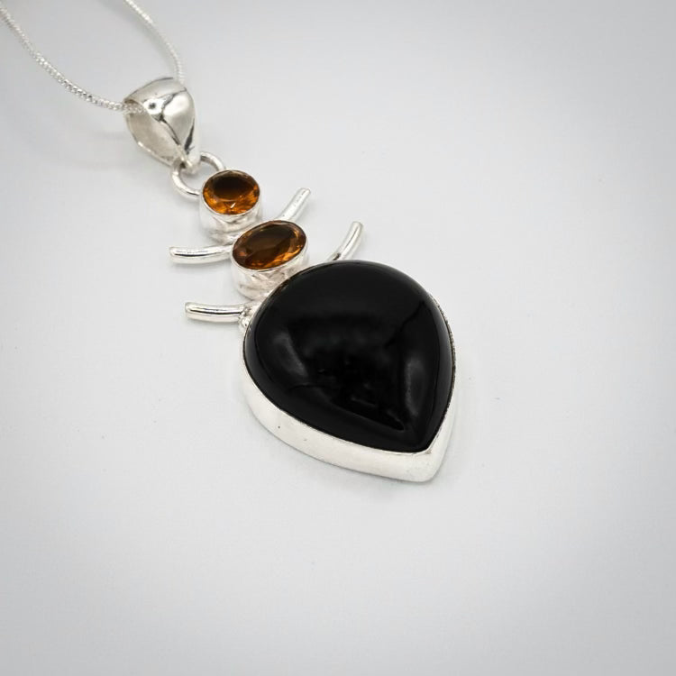 Black Onyx & Citrine