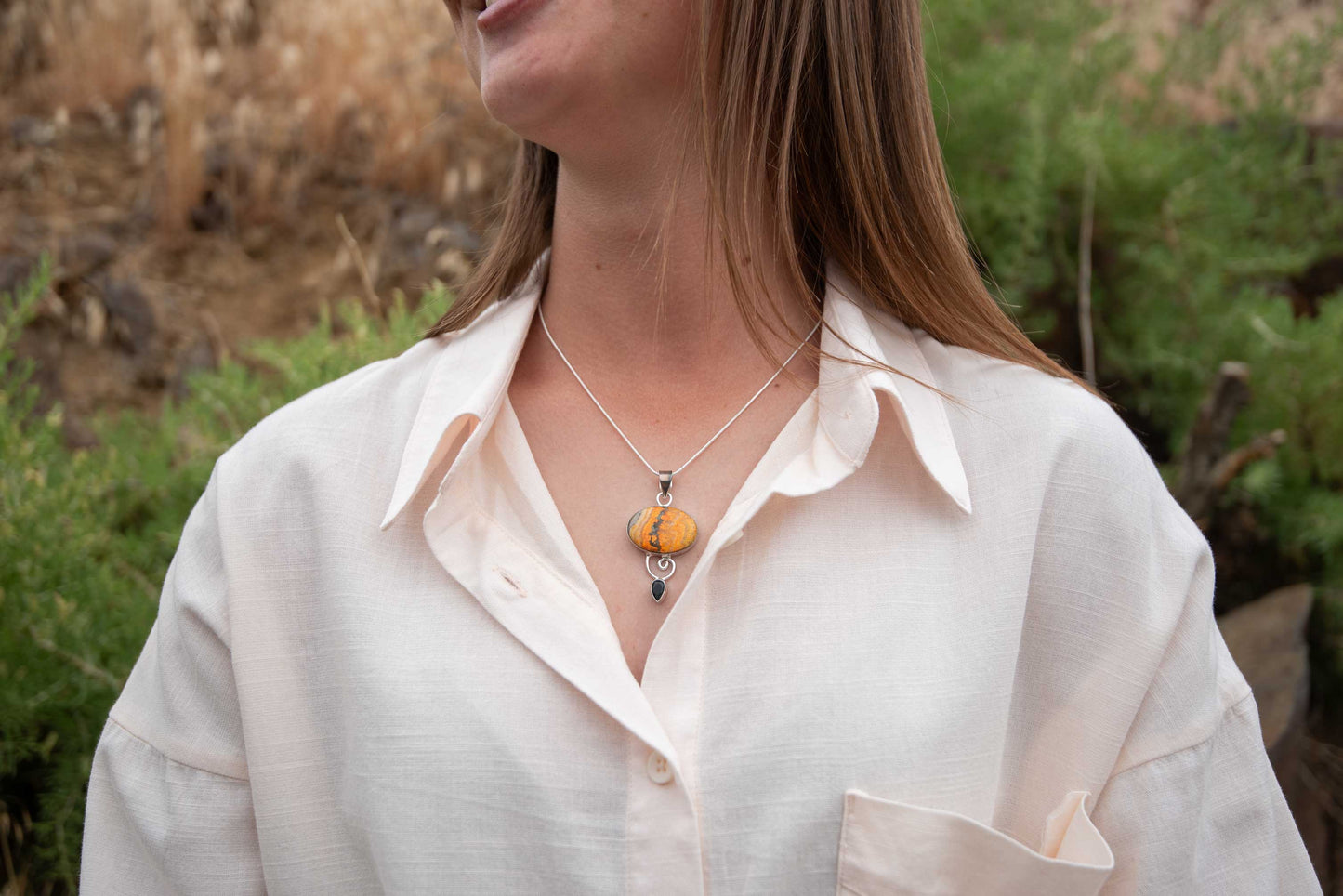 Bumble Bee Jasper & Black Onyx
