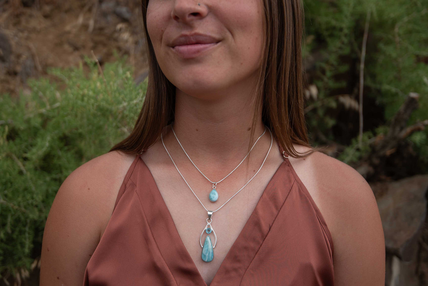 Larimar & Blue Topaz