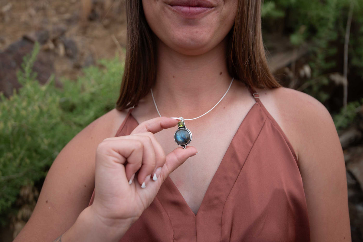 Labradorite & Peridot