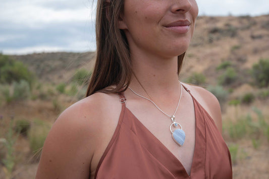 Blue Lace Agate & Moonstone
