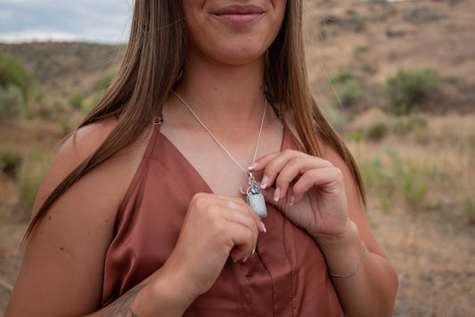 Moonstone & Blue Topaz