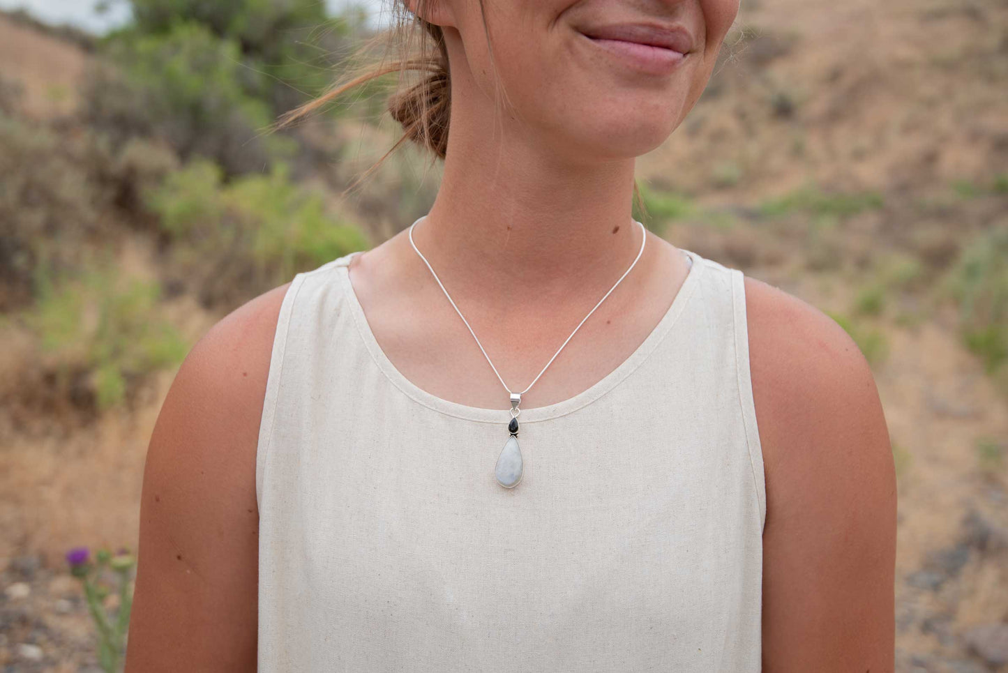 Moonstone & Black Onyx