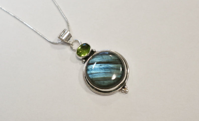 Labradorite & Peridot