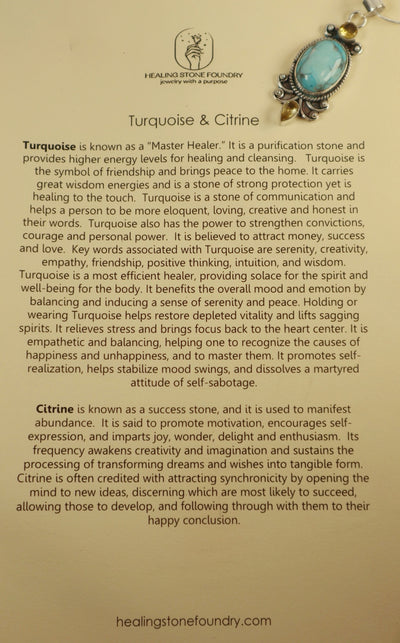 Turquoise & Citrine
