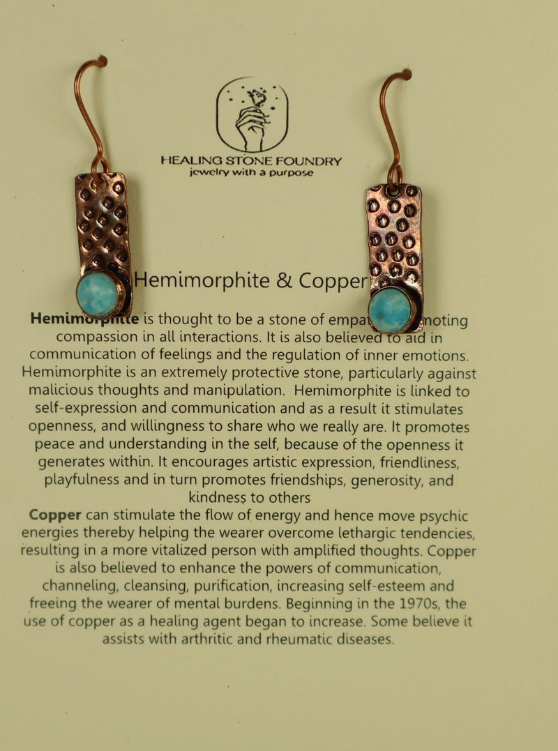 Hemimorphite & Copper