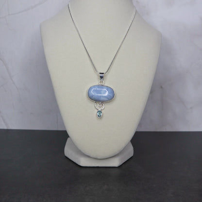 Owyhee Opal & Blue Topaz