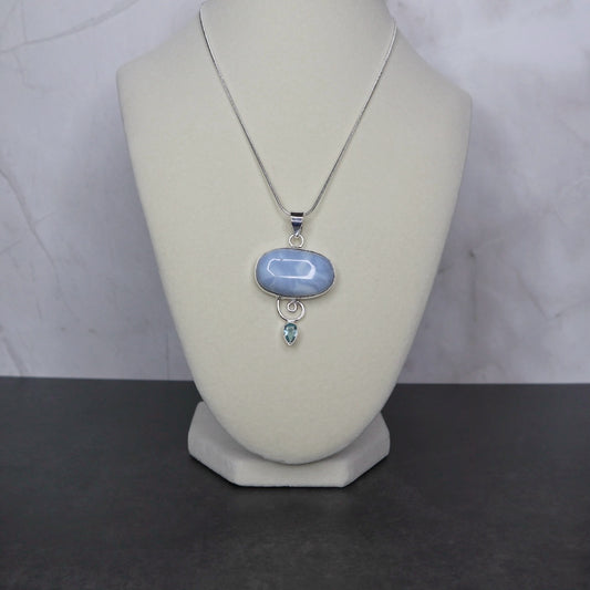 Owyhee Opal & Blue Topaz