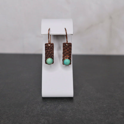 Turquoise & Copper Earrings