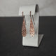 Copper Teardrop Earrings
