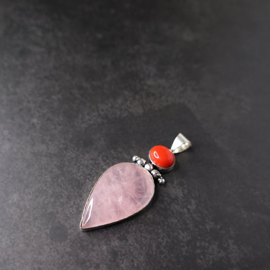 Rose Quartz & Coral