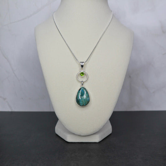 Chrysocolla & Peridot