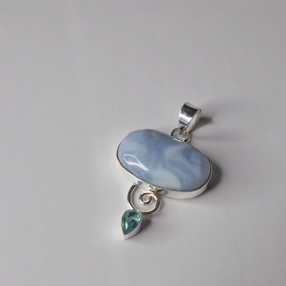 Owyhee Opal & Blue Topaz