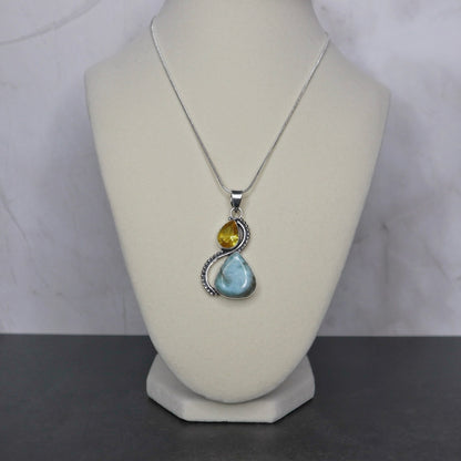 Larimar & Citrine
