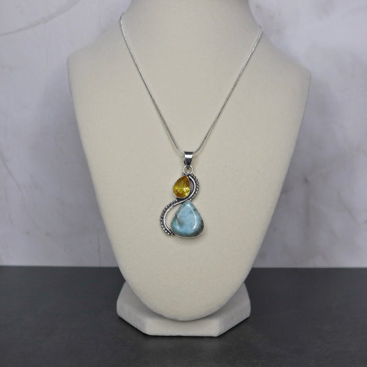 Larimar & Citrine