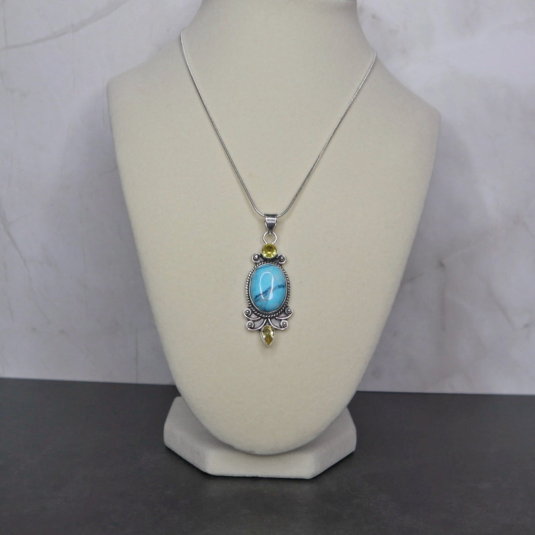Turquoise & Citrine