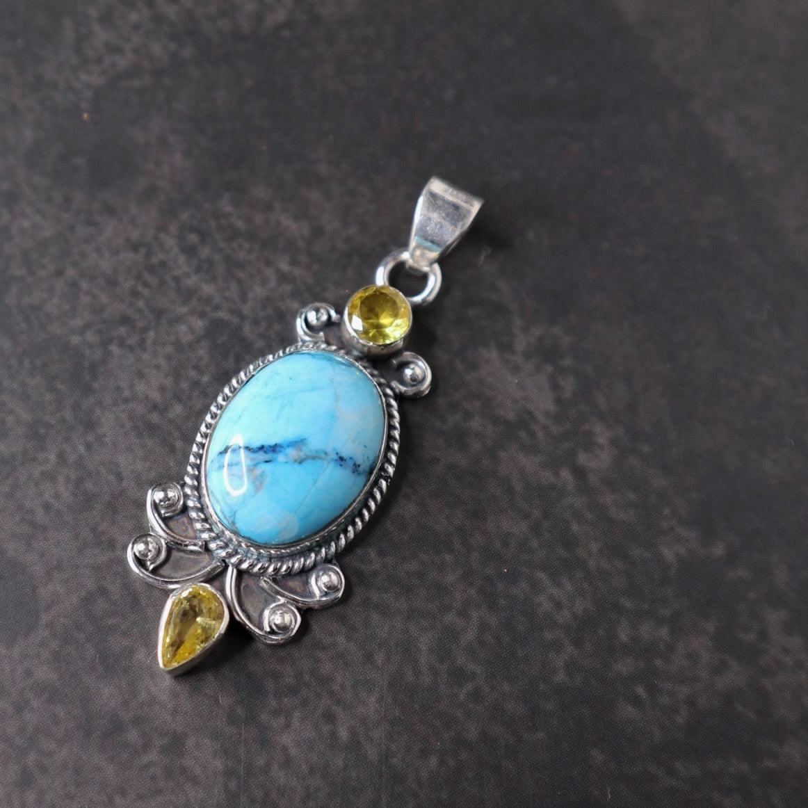 Turquoise & Citrine