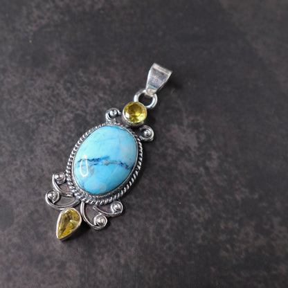 Turquoise & Citrine