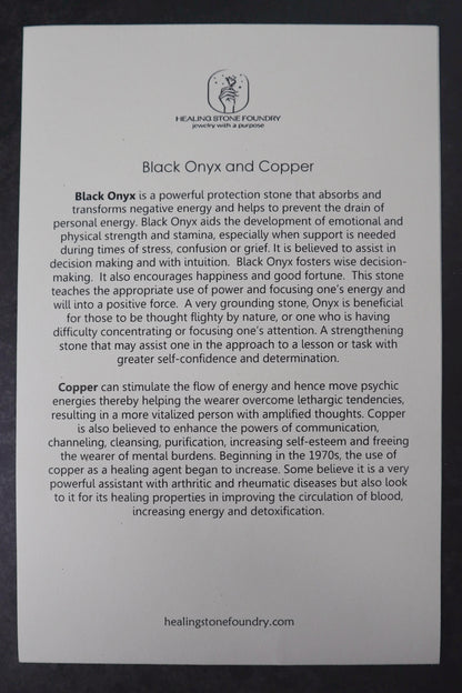 Black Onyx & Copper