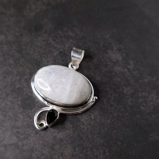 Moonstone & Black Onyx