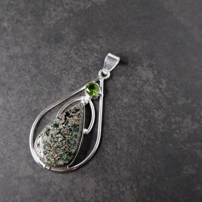 Seraphinite & Peridot