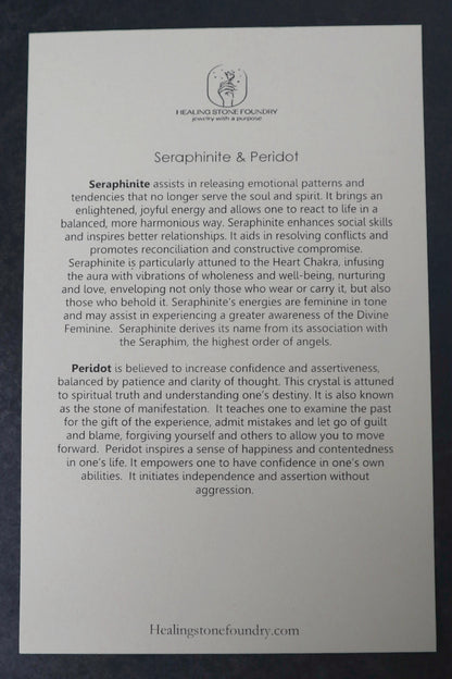 Seraphinite & Peridot