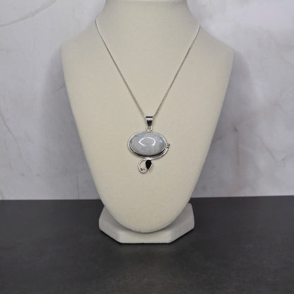 Moonstone & Black Onyx