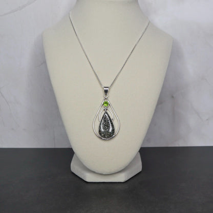 Seraphinite & Peridot
