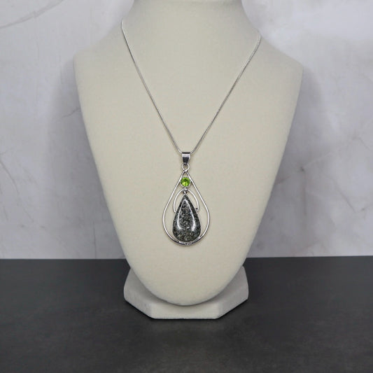 Seraphinite & Peridot