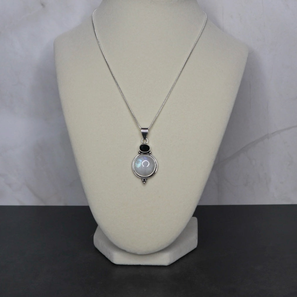 Moonstone & Black Onyx