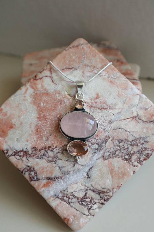 Rose Quartz & Morganite