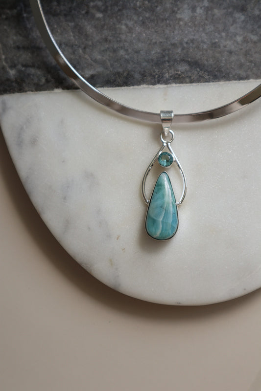 Larimar & Blue Topaz