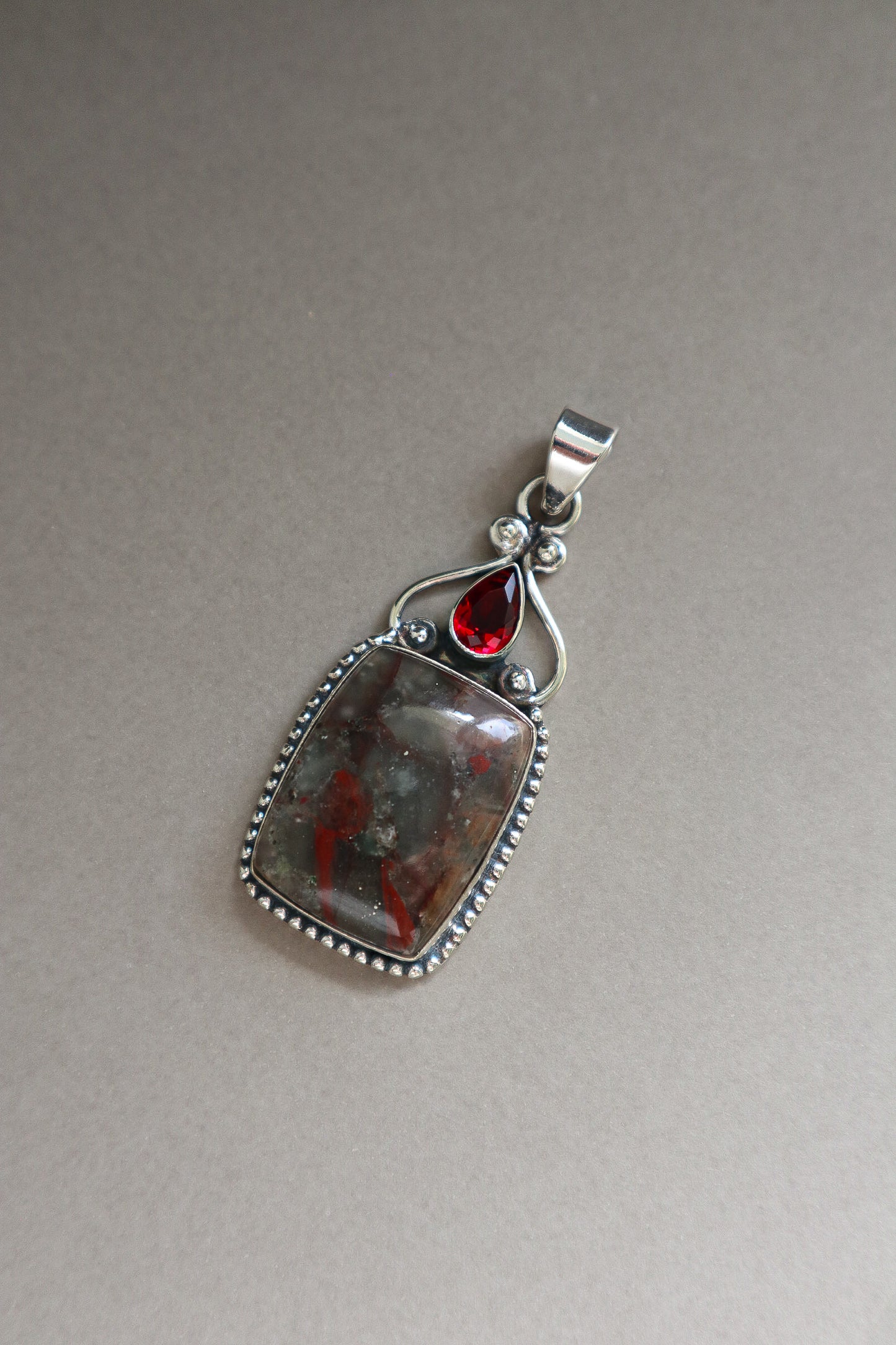Bloodstone & Garnet