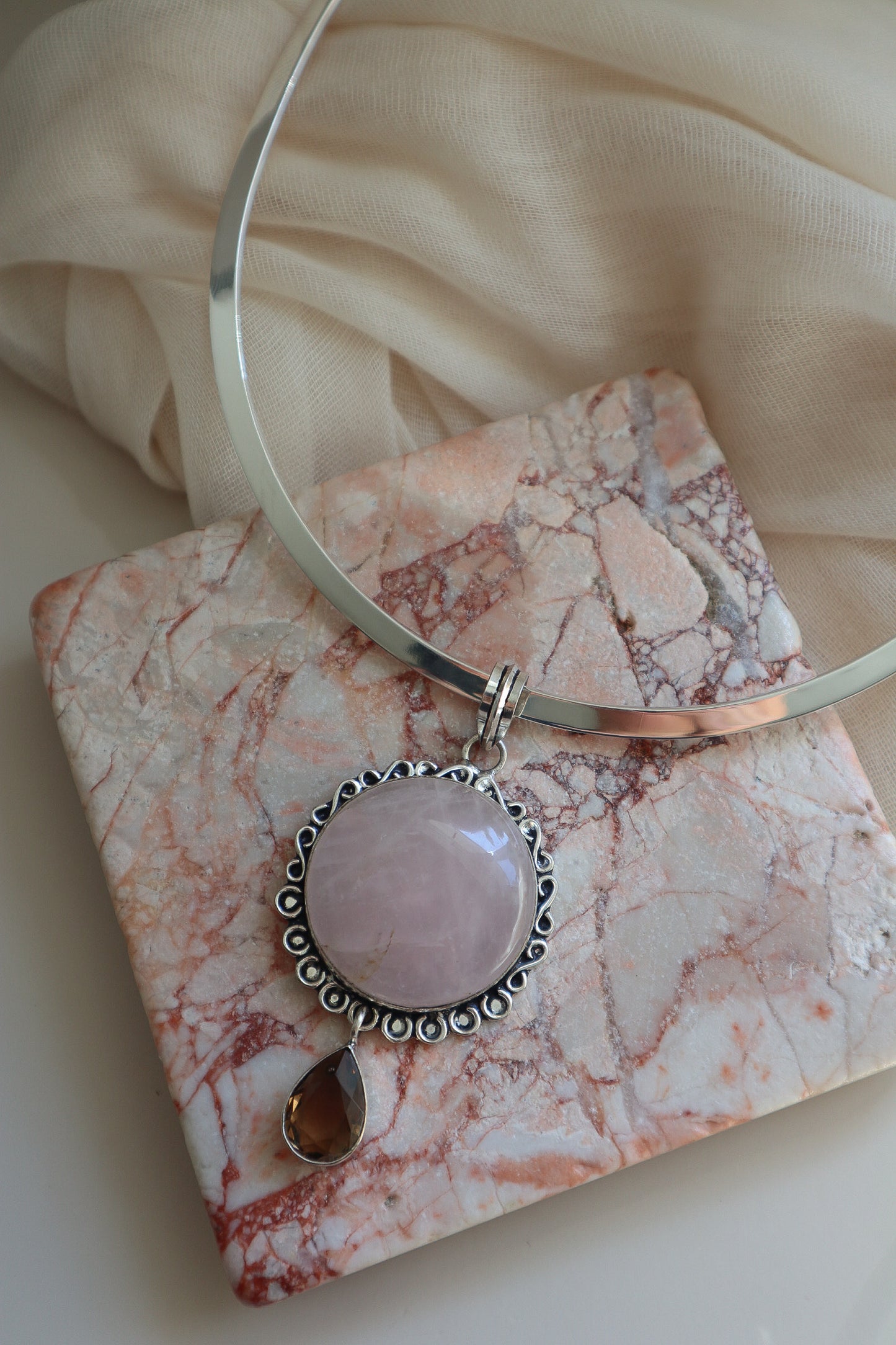 Rose Quartz & Morganite