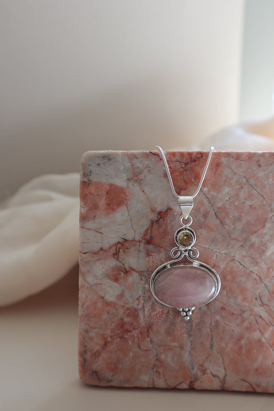 Rose Quartz & Citrine