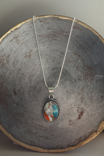 Turquoise & Spiny Oyster in Copper