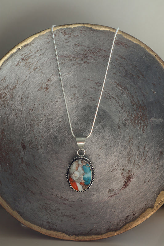 Turquoise & Spiny Oyster in Copper