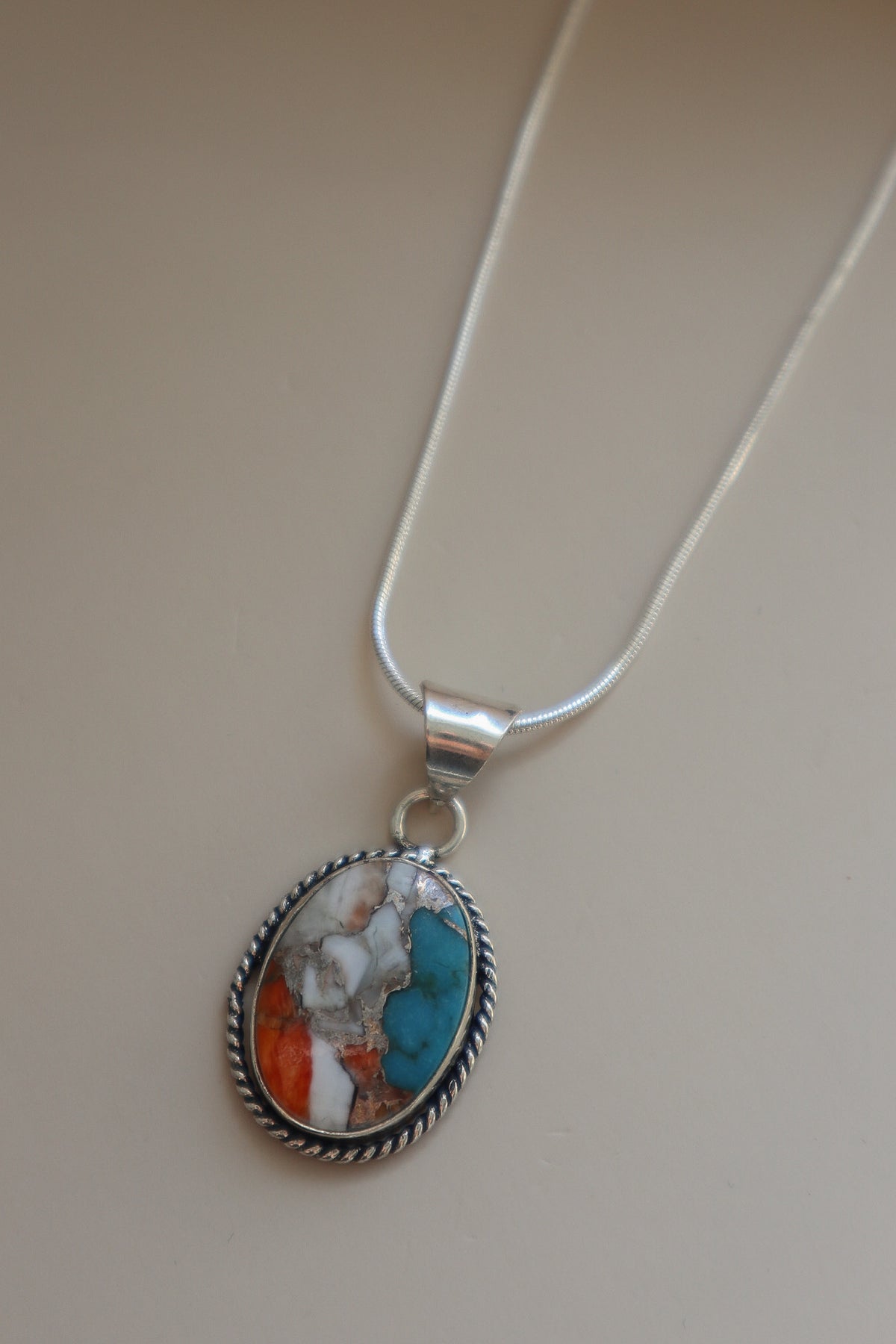 Turquoise & Spiny Oyster in Copper