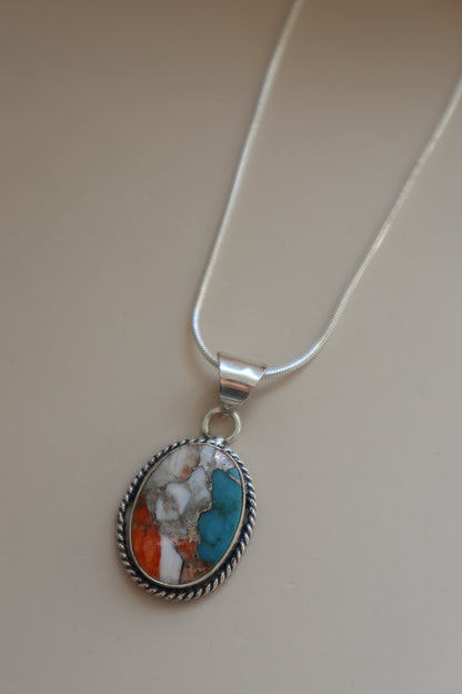 Turquoise & Spiny Oyster in Copper