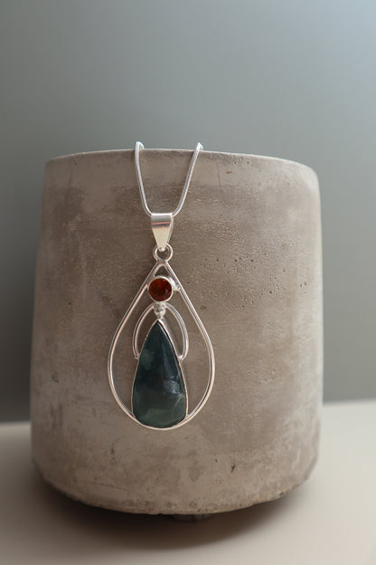 Nephrite Jade & Citrine