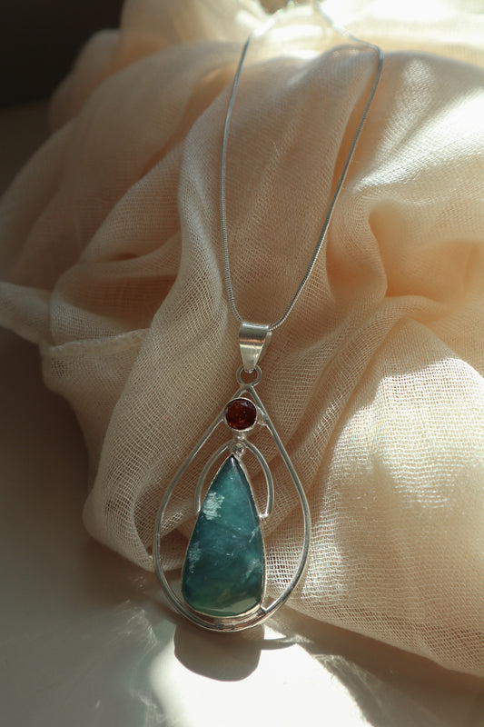 Nephrite Jade & Citrine