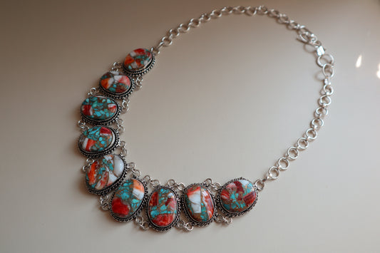 Turquoise & Spiny Oyster in Copper