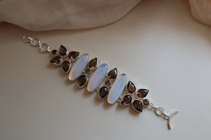 Opalite & Smoky Quartz