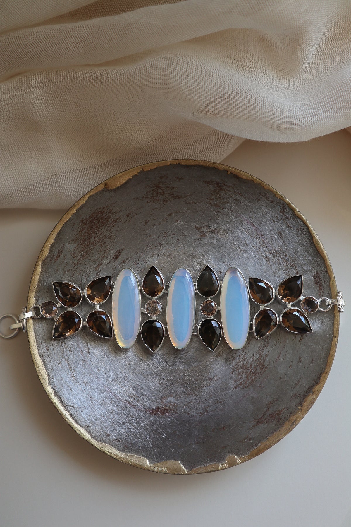 Opalite & Smoky Quartz